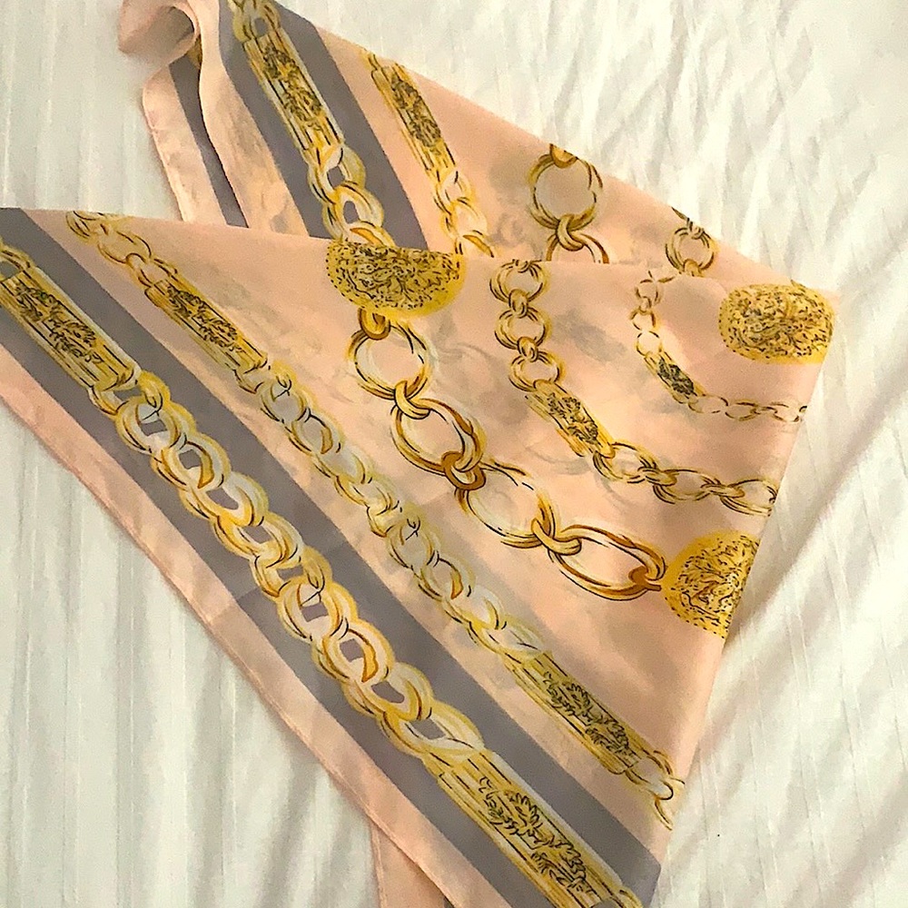 Pink scarf